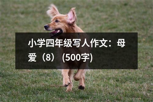 小學(xué)四年級(jí)寫(xiě)人作文：母愛(ài)（8） (500字)