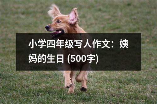 小學(xué)四年級(jí)寫(xiě)人作文：姨媽的生日 (500字)