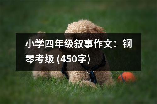 小學(xué)四年級敘事作文：鋼琴考級 (450字)