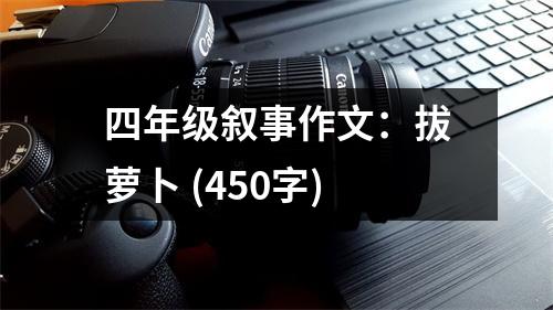 四年級(jí)敘事作文：拔蘿卜 (450字)