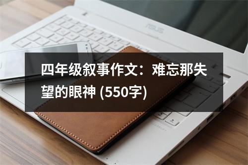 四年級敘事作文：難忘那失望的眼神 (550字)