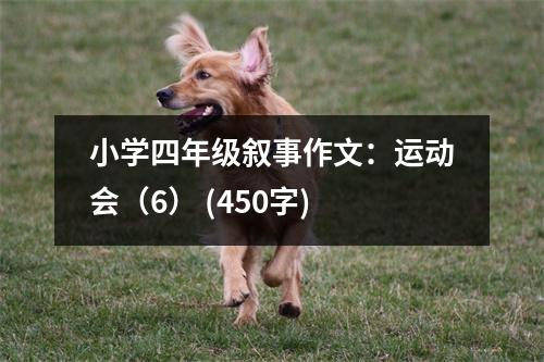 小學(xué)四年級(jí)敘事作文：運(yùn)動(dòng)會(huì)（6） (450字)
