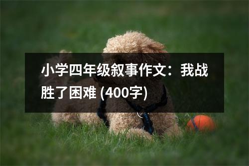 小學(xué)四年級(jí)敘事作文：我戰(zhàn)勝了困難 (400字)