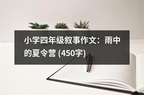 小學四年級敘事作文：雨中的夏令營 (450字)