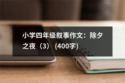 小學(xué)四年級敘事作文：除夕之夜（3） (400字)