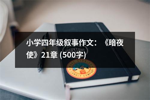 小學(xué)四年級敘事作文：《暗夜使》21章 (500字)