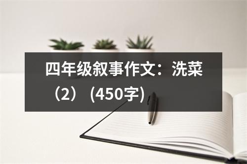 四年級敘事作文：洗菜（2） (450字)