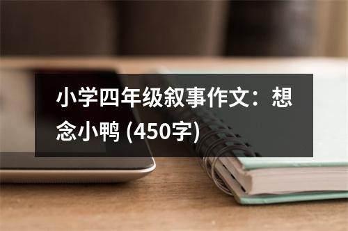 小學(xué)四年級(jí)敘事作文：想念小鴨 (450字)