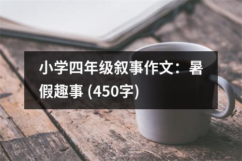 小學(xué)四年級(jí)敘事作文：暑假趣事 (450字)