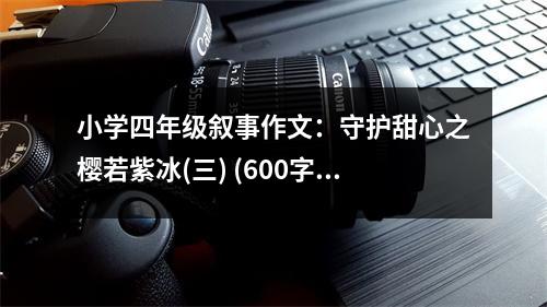小學(xué)四年級敘事作文：守護甜心之櫻若紫冰(三) (600字)
