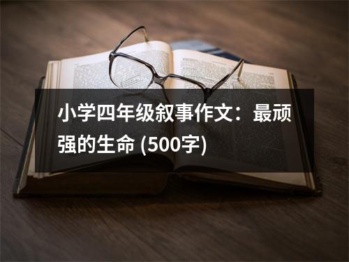 小學(xué)四年級(jí)敘事作文：最頑強(qiáng)的生命 (500字)