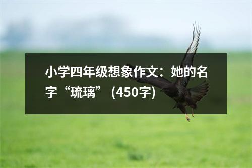 小學(xué)四年級想象作文：她的名字“琉璃” (450字)