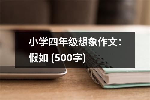 小學四年級想象作文：假如 (500字)