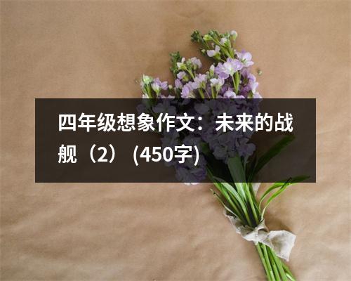 四年級想象作文：未來的戰(zhàn)艦（2） (450字)