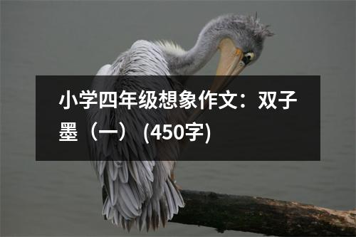 小學(xué)四年級(jí)想象作文：雙子墨（一） (450字)