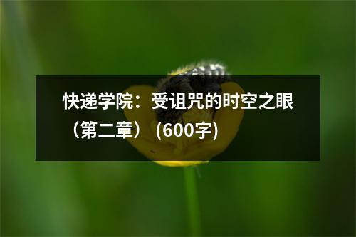 快遞學院：受詛咒的時空之眼（第二章） (600字)