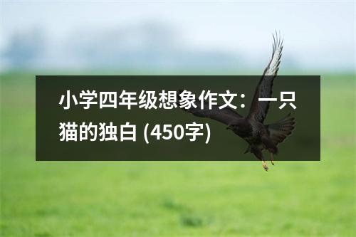 小學(xué)四年級(jí)想象作文：一只貓的獨(dú)白 (450字)