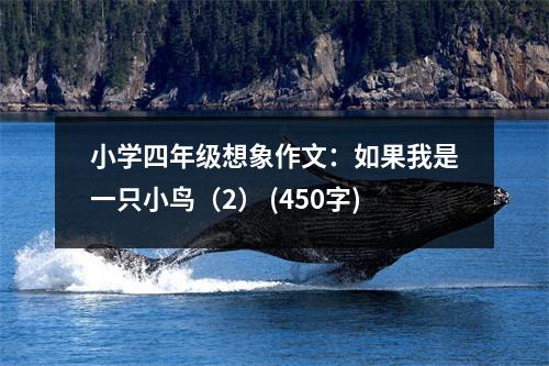 小學(xué)四年級想象作文：如果我是一只小鳥（2） (450字)