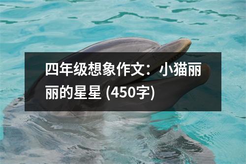 四年級想象作文：小貓麗麗的星星 (450字)