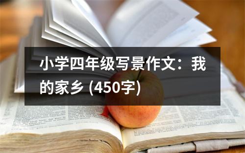 小學(xué)四年級(jí)寫景作文：我的家鄉(xiāng) (450字)