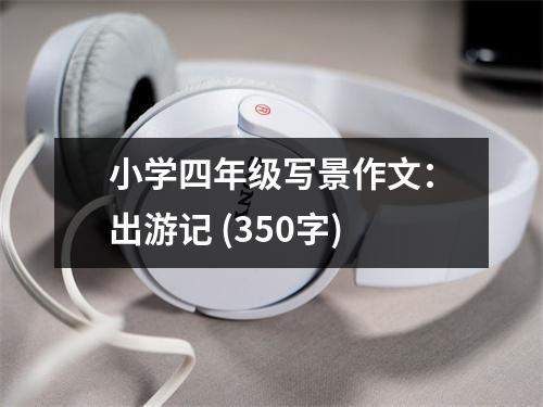 小學(xué)四年級寫景作文：出游記 (350字)
