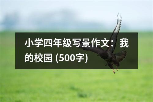 小學四年級寫景作文：我的校園 (500字)