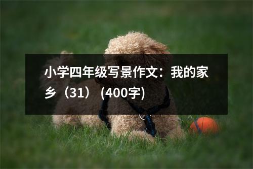 小學四年級寫景作文：我的家鄉(xiāng)（31） (400字)