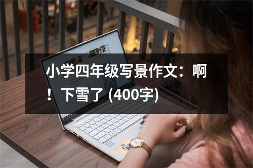 小學(xué)四年級寫景作文：?。∠卵┝?(400字)