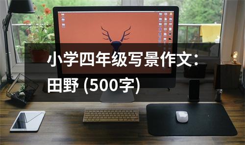 小學(xué)四年級(jí)寫景作文：田野 (500字)