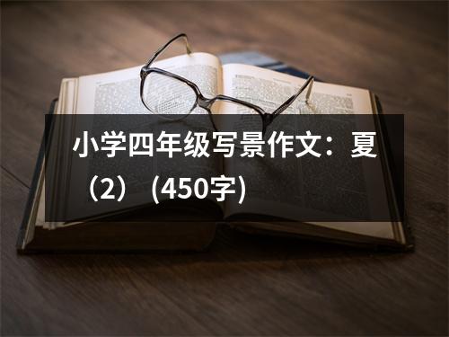 小學(xué)四年級寫景作文：夏（2） (450字)
