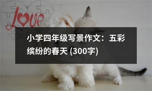 小學(xué)四年級(jí)寫景作文：五彩繽紛的春天 (300字)