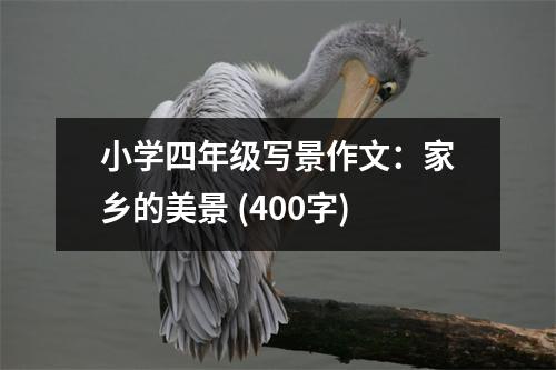 小學(xué)四年級(jí)寫(xiě)景作文：家鄉(xiāng)的美景 (400字)