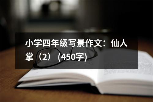 小學四年級寫景作文：仙人掌（2） (450字)