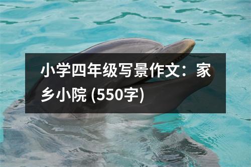 小學(xué)四年級(jí)寫(xiě)景作文：家鄉(xiāng)小院 (550字)