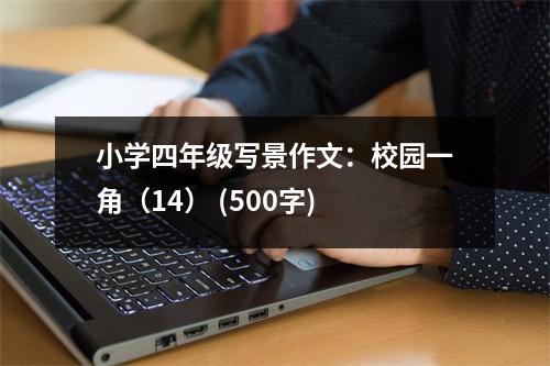 小學(xué)四年級(jí)寫(xiě)景作文：校園一角（14） (500字)