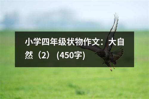 小學(xué)四年級(jí)狀物作文：大自然（2） (450字)