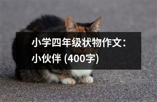 小學(xué)四年級狀物作文：小伙伴 (400字)