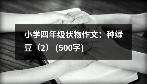 小學(xué)四年級(jí)狀物作文：種綠豆（2） (500字)