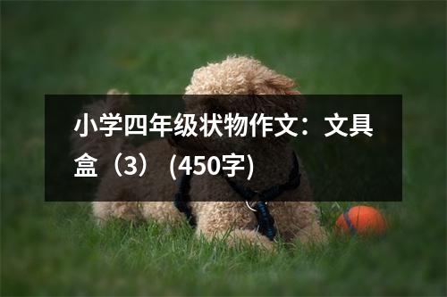 小學(xué)四年級狀物作文：文具盒（3） (450字)
