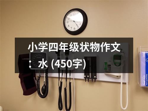 小學(xué)四年級狀物作文：水 (450字)