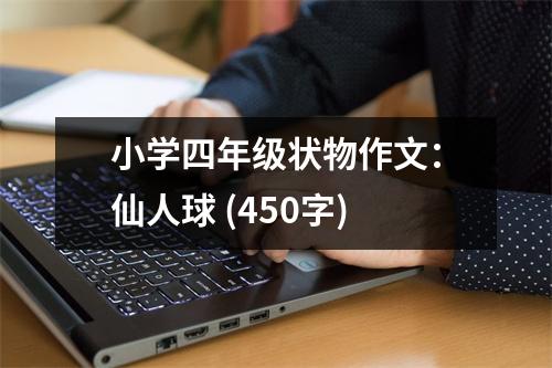 小學(xué)四年級(jí)狀物作文：仙人球 (450字)