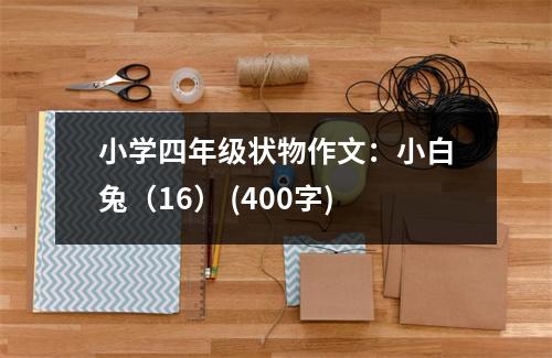 小學(xué)四年級狀物作文：小白兔（16） (400字)