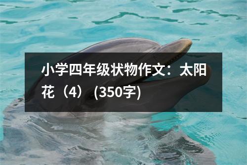 小學四年級狀物作文：太陽花（4） (350字)