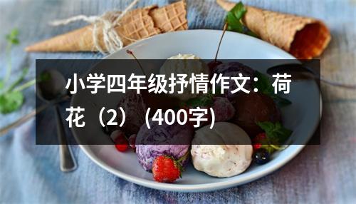 小學(xué)四年級(jí)抒情作文：荷花（2） (400字)