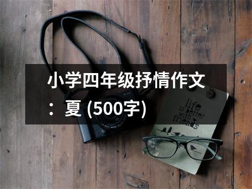 小學(xué)四年級(jí)抒情作文：夏 (500字)