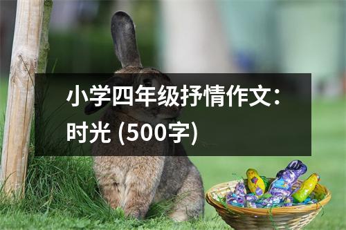 小學(xué)四年級抒情作文：時光 (500字)