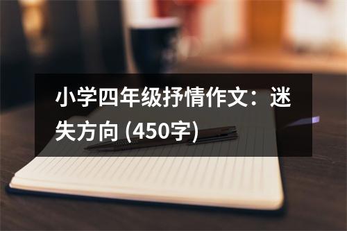 小學(xué)四年級(jí)抒情作文：迷失方向 (450字)