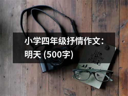 小學(xué)四年級抒情作文：明天 (500字)