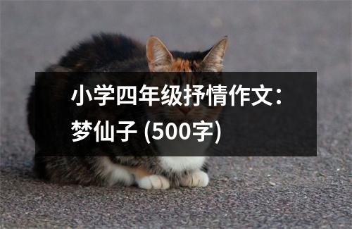 小學(xué)四年級抒情作文：夢仙子 (500字)