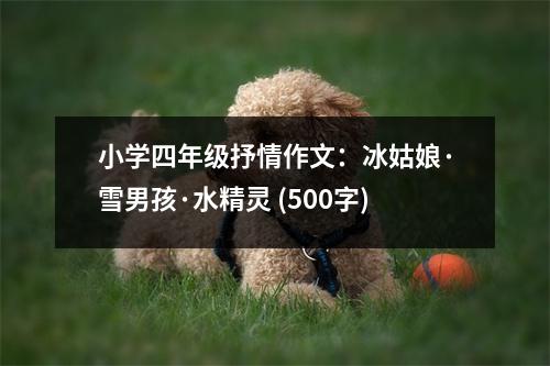 小學(xué)四年級抒情作文：冰姑娘·雪男孩·水精靈 (500字)